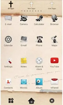 Cute Theme-Antique Cross- android App screenshot 2